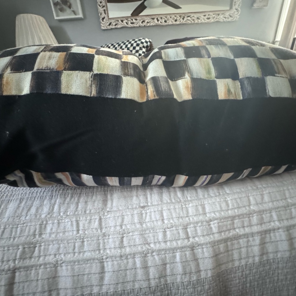 Mackenzie Childs chair cushion - Picture 6 of 8